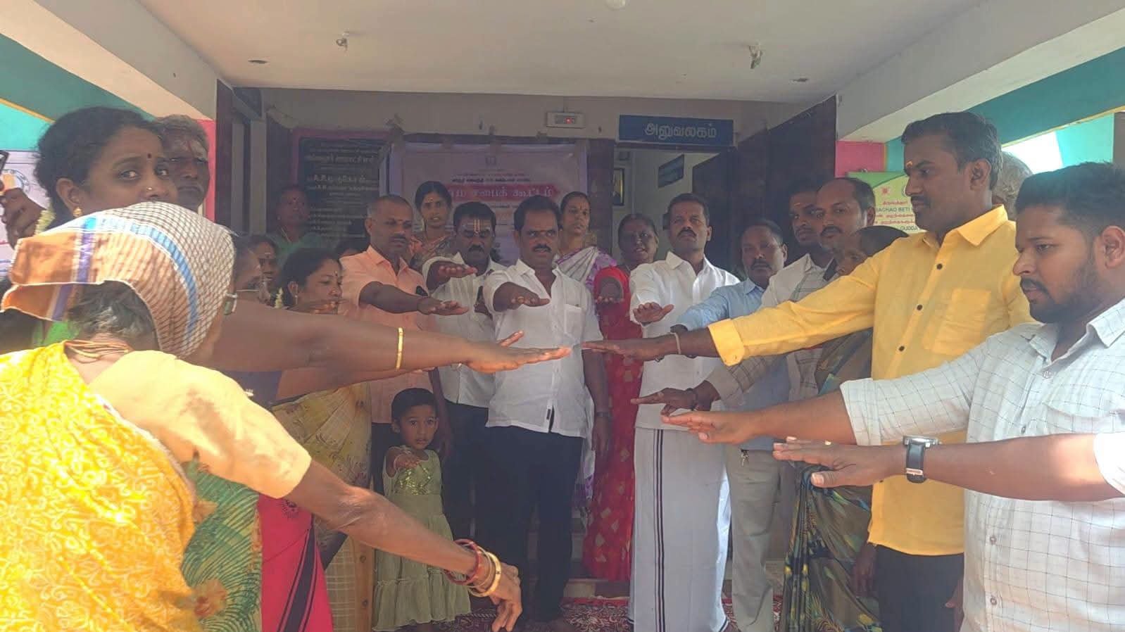 அம்பலூர் ஊராட்சியில் காந்தி ஜெயந்தி முன்னிட்டு கிராம சபை கூட்டம்.